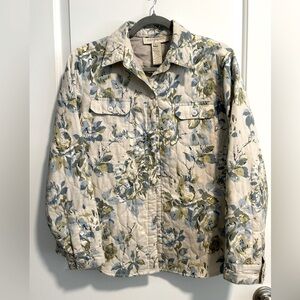 Easy Spirit Quilted Floral Women's Jacket